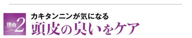 カキタンニンが気になる頭皮の加齢臭をケア